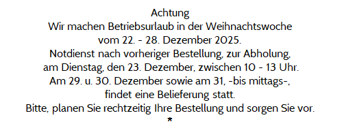 202512 19 Ansage Weihnachten